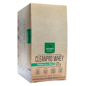 Proteína Cleanpro Whey Sabor Baunilha Display 15X30G Nutrify