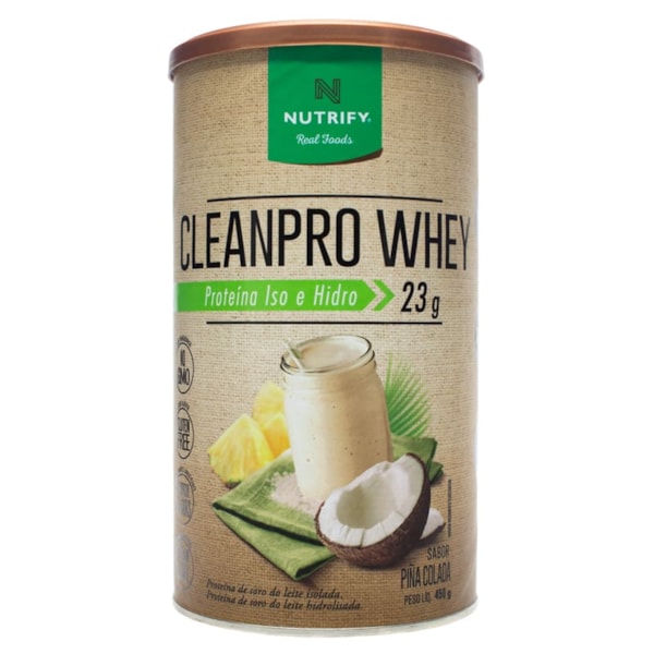 Proteína Cleanpro Whey Sabor Piña Colada 450g - VALID. 28/01/2025 Nutrify