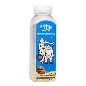Proteína +Mu Tradicional sabor Cookies n' Cream garrafinha 31g