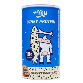 Proteína +Mu Tradicional sabor Cookies n' Cream POTE 450g