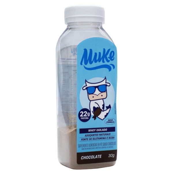 Proteína MUKE sabor chocolate garrafinha 27g +Mu