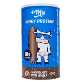 Proteína Sabor Chocolate Com Avelã Pote 450g +Mu Tradicional