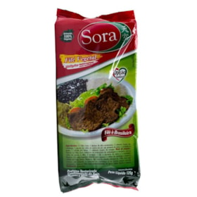 Proteina Texturizada Filé de Carne Vermelha 125g - Sora