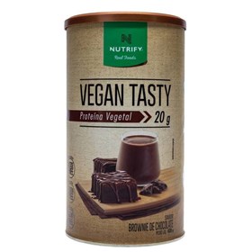 Proteína Vegan Tasty Sabor Brownie De Chocolate 420g Nutrify