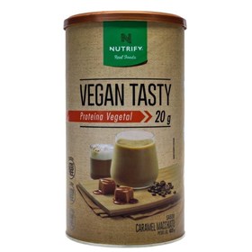 Proteína Vegan Tasty Sabor Caramelo Macchiato 420g Nutrify