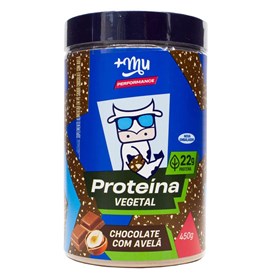 Proteína Vegetal sabor Chocolate c/ Avelã Pote 450g +Mu MUKE