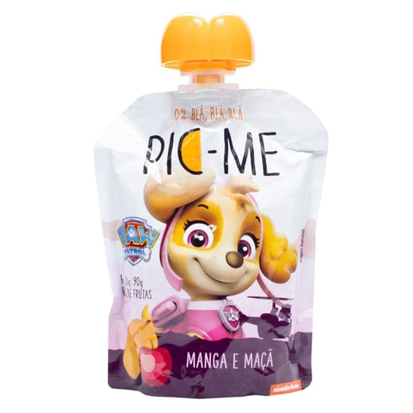 Purê De Frutas Manga E Maçã 90G Pic-Me
