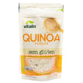 Quinoa Real Em Flocos Orgânica 120g Vitalin