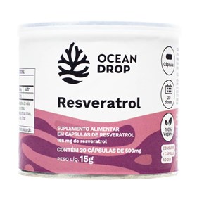 Resveratrol 30 Cápsulas 500mg Ocean Drop