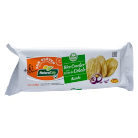 Rice Cracker Sabor Creme De Cebola S/ Glúten 84g Natural Life