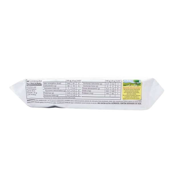 Rice Cracker Sabor Lemon Pepper S/ Glúten 84G Natural Life
