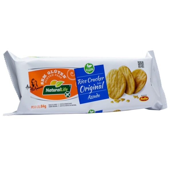 Rice Cracker Sabor Original S/ Glúten 84g Natural Life