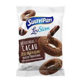 Rosquinha De Cacau Zero Açúcar Display 12x30g Suavipan