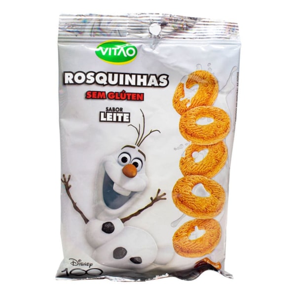 Rosquinha Sabor Leite S/ Glúten E S/ Lactose Disney 60g Vitao