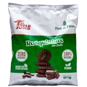 Rosquinhas Com Cacau Vegano Zero Açúcar 150g Mrs Taste