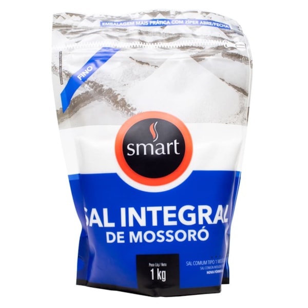 Sal Marinho de Mossoró Moído 1KG SMART