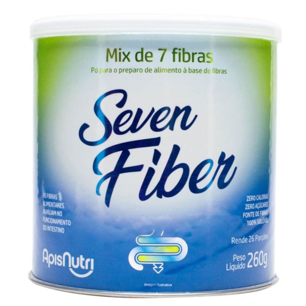 Seven Fiber Em Pó 260g Apisnutri