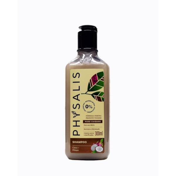 Shampoo Coco + Pitaya Puro Cuidado Vegano 300ml Physalis