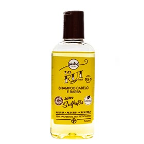 Shampoo Do Rui Mar Cabelo e Barba Sem Sulfatos 100% Eco Friendly Vegano 140ml Piatan
