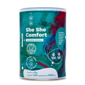 She She Comfort Imunidade Feminina Vegan 120 Cápsulas de 500mg Ocean Drop