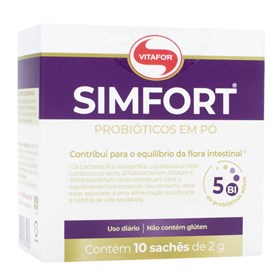 Simfort Probióticos em Pó Sachê 10x2g Vitafor