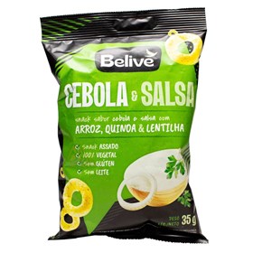 Snack De Arroz Sabor Cebola E Salsa 35g Belive