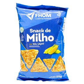 Snack De Milho Com Sal Light 55g Fhom