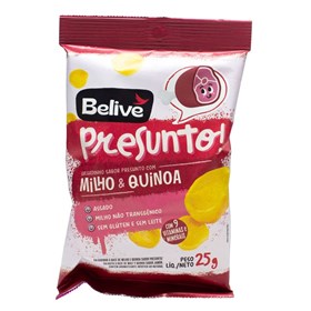 Snack De Milho & Quinoa Sabor Presunto 25g Belive
