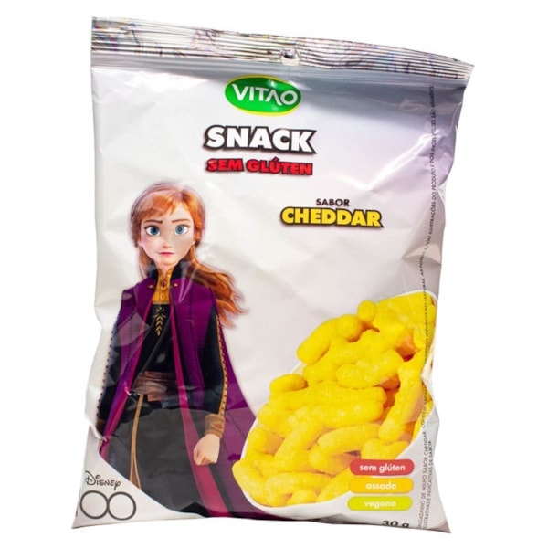 Snack Sabor Cheddar S/ Glúten Disney 30g Vitao