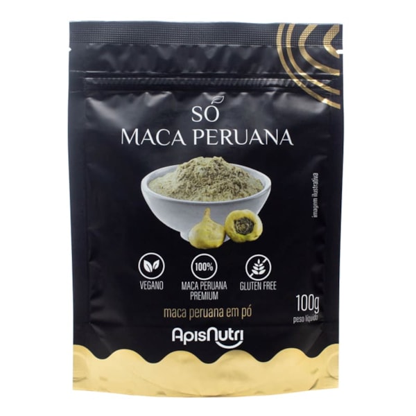 Só Maca Peruana Em Pó 100g Apisnutri