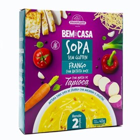 Sopa de Frango com Batata Doce com Massa de Tapioca s/ Glúten 40g Mosmann
