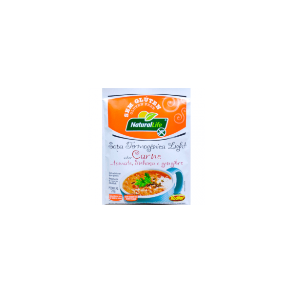 Sopa Termogenica Light de Carne, Tomate, Linhaça e Gengibre 20g - Natural Life