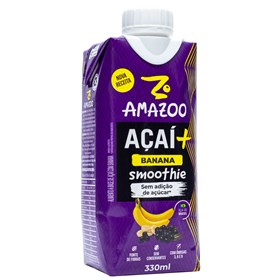 Suco de Açaí + Banana s/ Conservantes 330ml – Amazoo