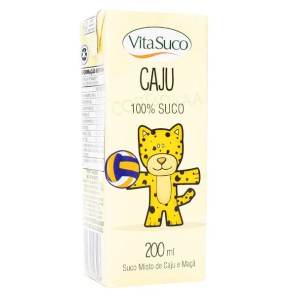 Suco de Caju 100% 200ml Vita Suco