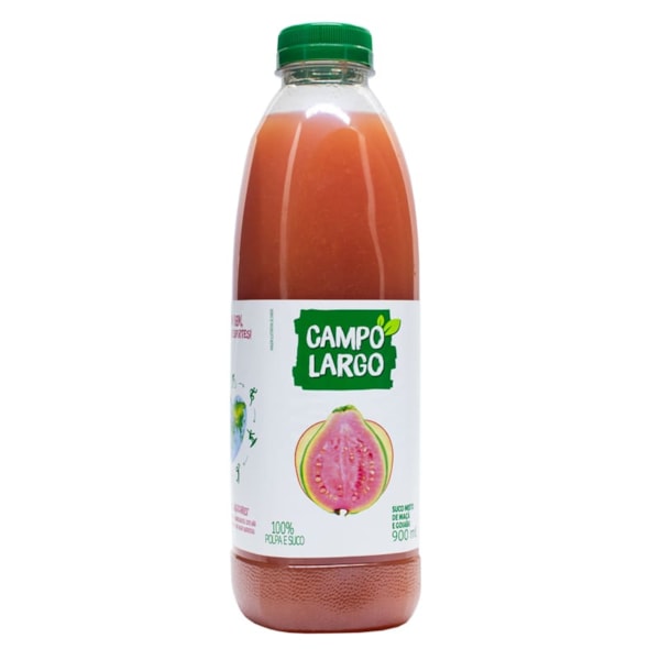 Suco De Goiaba E Maçã 900ml Campo Largo