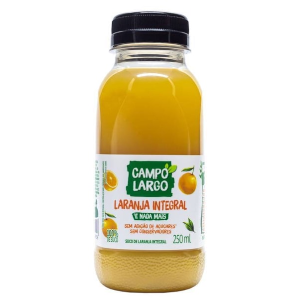 Suco De Laranja Integral 250ml Pet Campo Largo