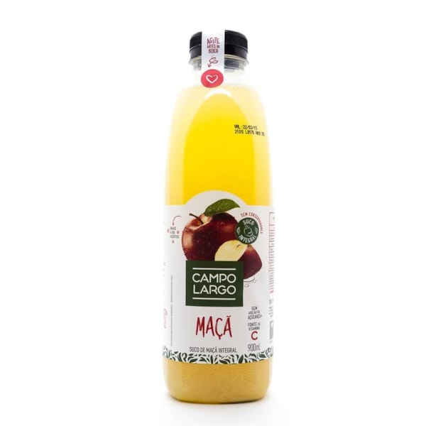 Suco de Maçã PET 900ml - Campo Largo