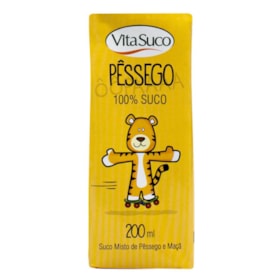 Suco de Pêssego 100% 200ml Vita Suco