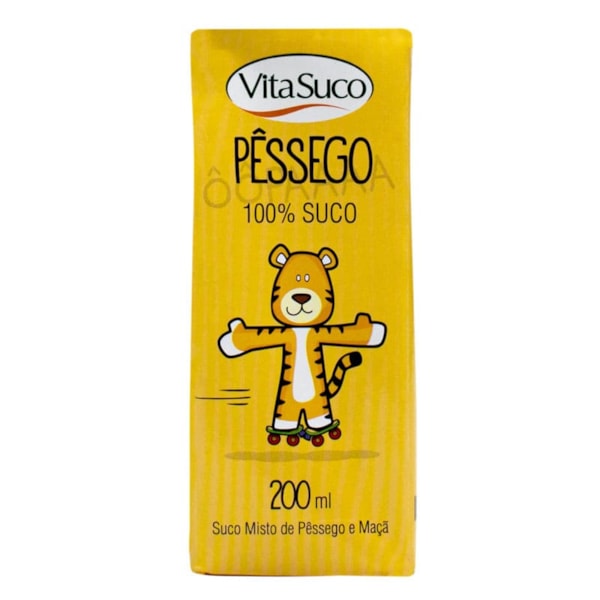 Suco de Pêssego 100% 200ml Vita Suco