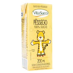 Suco de Pêssego 100% 200ml Vita Suco
