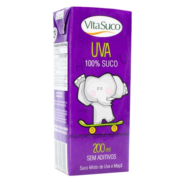 Suco de Uva 100% 200ml Vita Suco