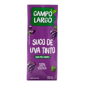 Suco de Uva Tinto 200ml - Campo Largo