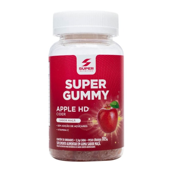 Super Gummy Apple Hd 30 Gomas Desinchá