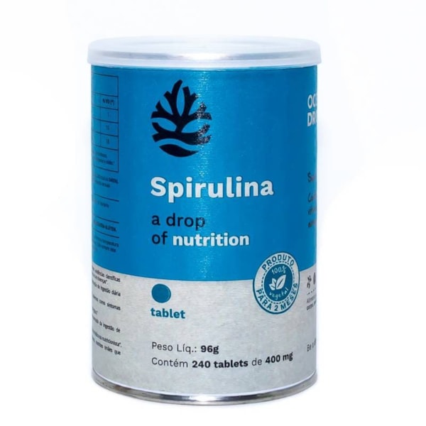 Super Spirulina Tablet 240 tablets 400mg Ocean Drop