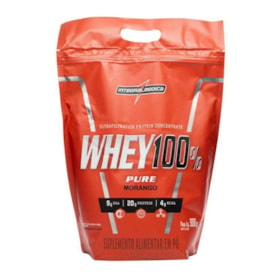 SuperWhey 100% sabor Morango Refil 907g - Integralmedica