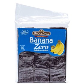 Tablete Banana Zero Dacolonia 180g