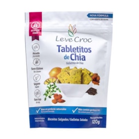 Tabletitos Salgados De Chia 120g Leve Crock