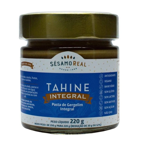 Tahine Integral 220g Sésamo Real