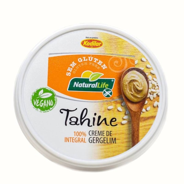 Tahine Integral Sem Glúten Vegano 210g Natural Life