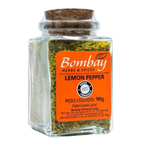 Tempero Lemon Pepper 90g Bombay